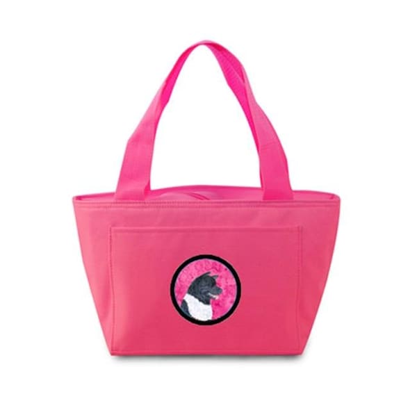 Carolines Treasures SS4797-PK-8808 Pink Akita Zippered Insulated School Washable And Stylish Lunch Bag Cooler SS4797-PK-8808 - main